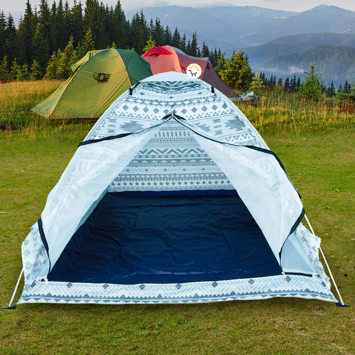 Miniatura 3 de Carpa Camping Semi  2 Persona DC1397